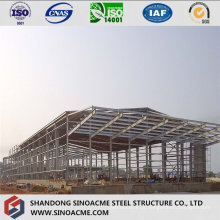 Construção de aço para estrutura de planta industrial